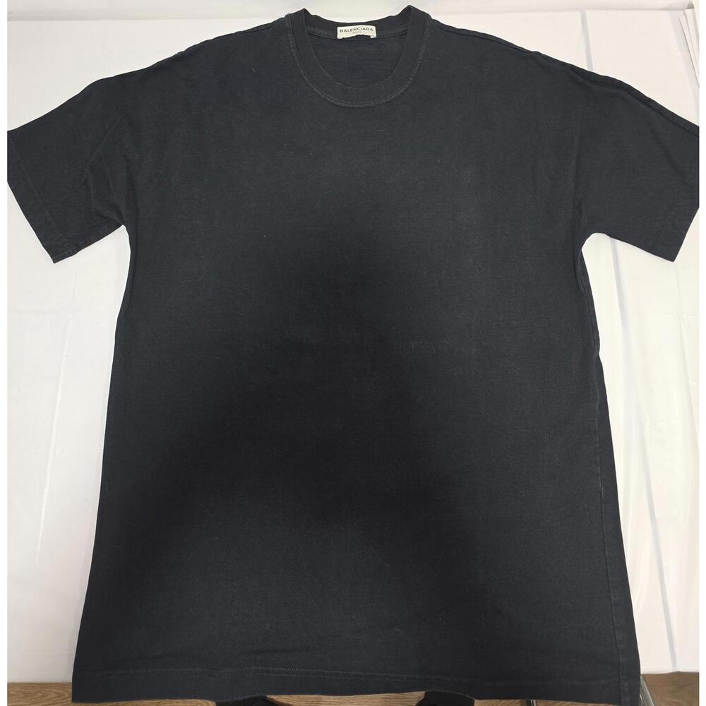 Balenciaga Homme Black Oversized T-Shirt - SIZE M (Fits XL)